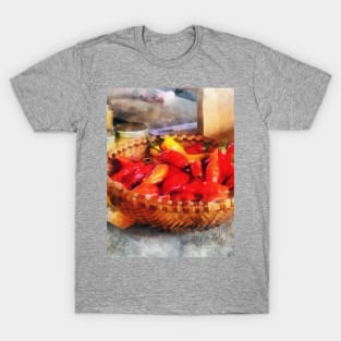Food - Hot Peppers in Farmers Market T-Shirt